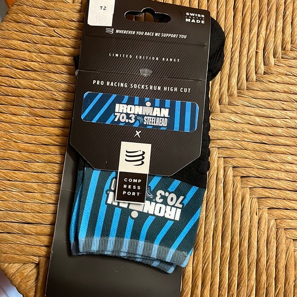 Other - IRONMAN 70.3 Steelhead pro racing socks run high cut